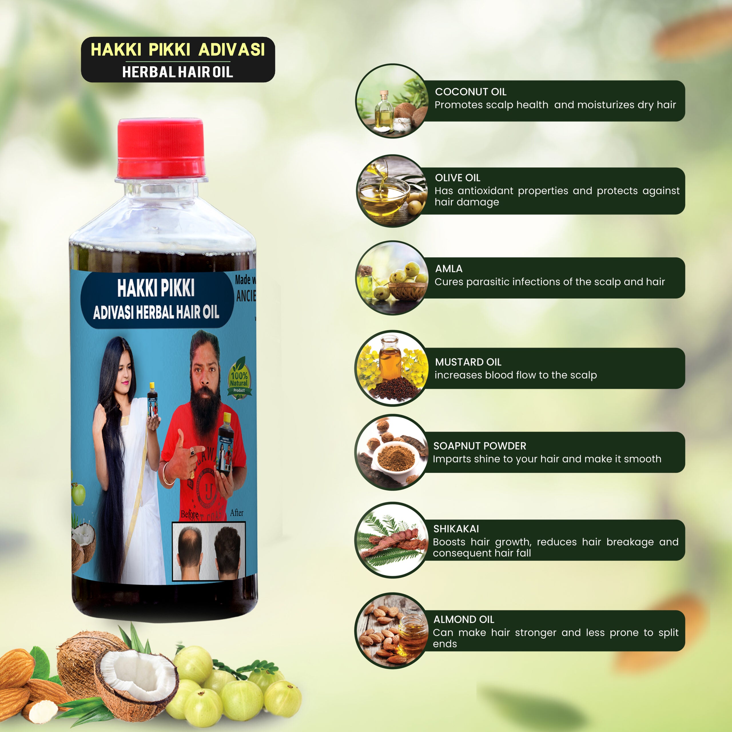 Adivasi Neelambari Herbal Herbal Hair Oil